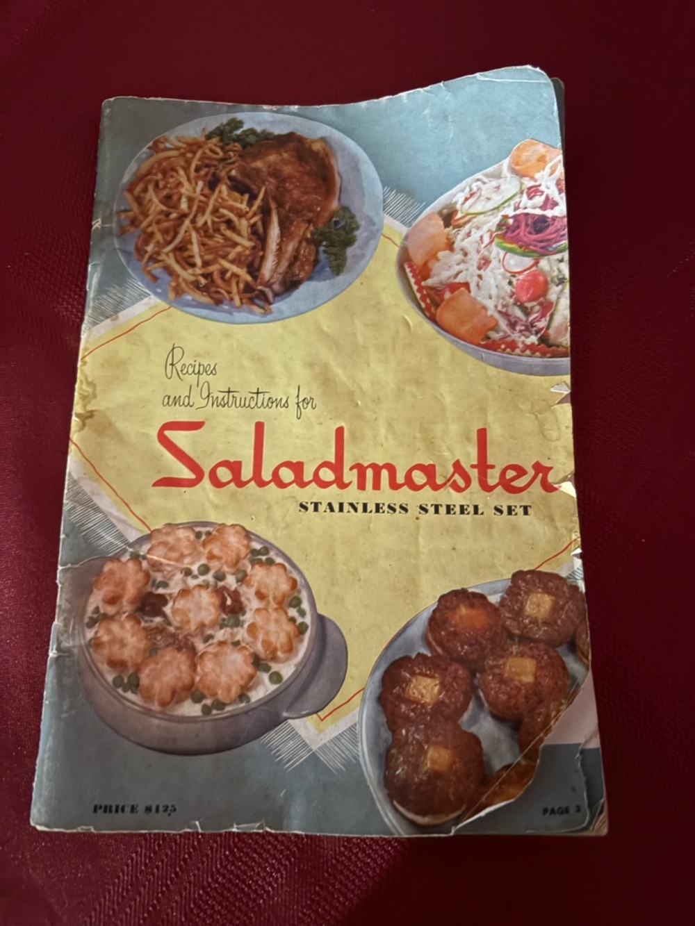 Saladmaster recipes & instruction book